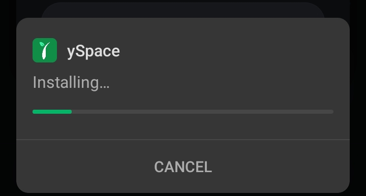 Wait for installation